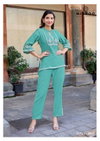 Korra Vol 2 By Mittoo Viscose Slub Handwork Co Ord Set Wholsalers In Surat
